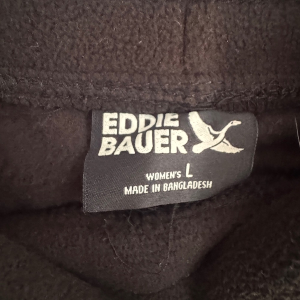 NWT- Eddie Bauer Black Fleece Joggers - Picture 4 of 6